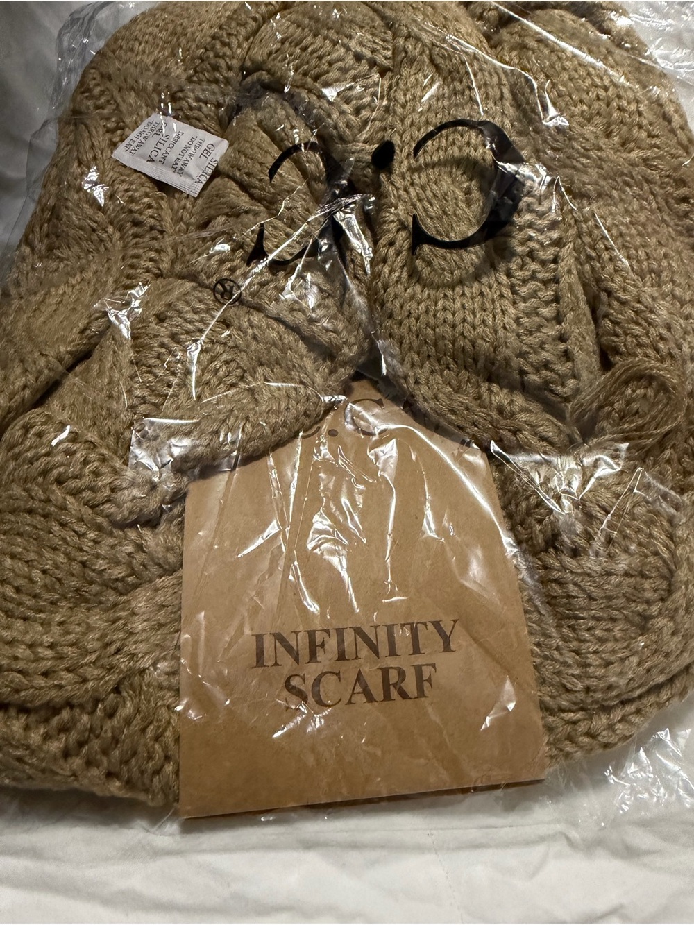 C&C California Infinity Scarf in Tan
